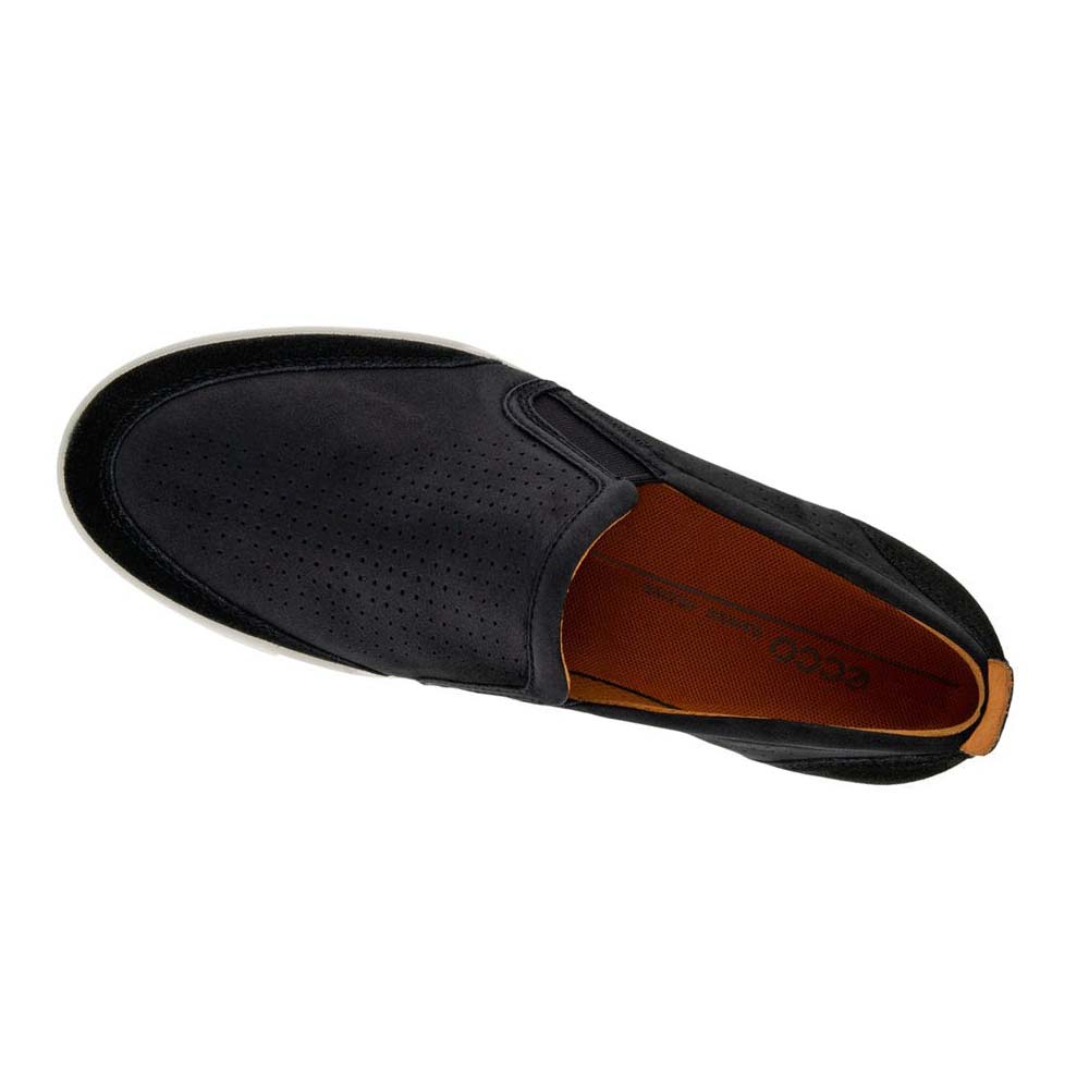 Pánské Boty Casual Ecco Collin 2.0 Retro Slip-on Černé | CZ 465HAP